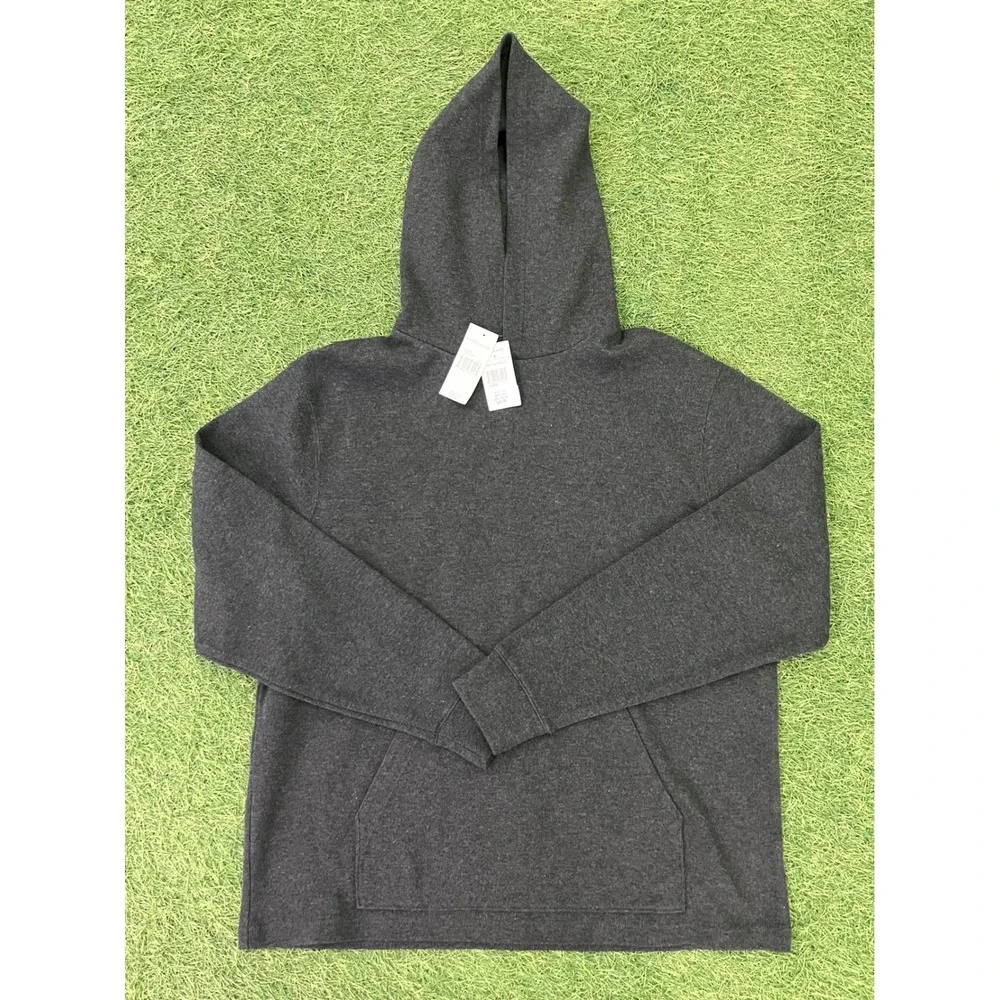Polo Ralph Lauren Connoisseur‎ Hoodie Mens Large Charcoal Grey 100% Cotton NWT